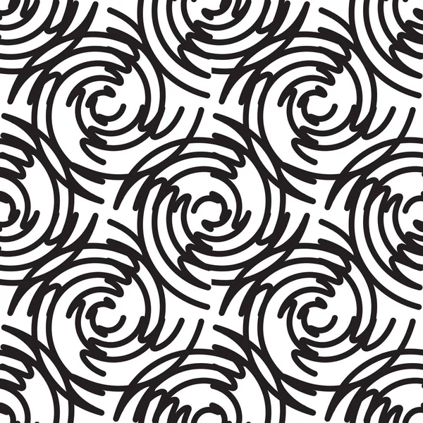 Modèle Abstrait Sans Couture Avec Losange Carrés Fond Noir Blanc — Image vectorielle