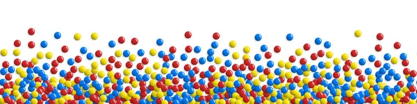 Ronda Botones Brillantes Burbujas Juego Patrón Sin Costura Bolas Coloridas — Archivo Imágenes Vectoriales