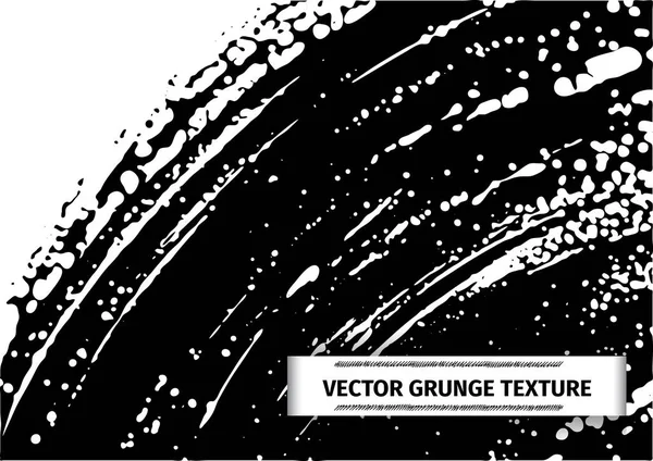 Grunge Vektor Textur Spilld Sås Eller Utsmetad Svart Färg Flytande — Stock vektor