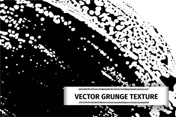 Grunge Vector Texture Spilled Sauce Smeared Black Paint Liquid Ink — Stock Vector