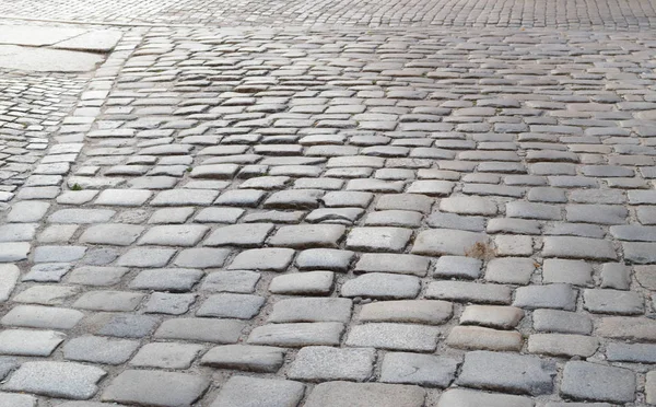 Grey Old Pavement Top View Granite Cobblestone Road Древний Кирпичный — стоковое фото