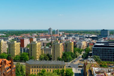 Wroclaw - Polonya - 7 Mayıs 2018: St John Katedrali kuleden Baptist Wroclaw için göster