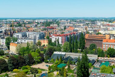 Wroclaw - Polonya - 7 Mayıs 2018: St John Katedrali kuleden Baptist Wroclaw için göster