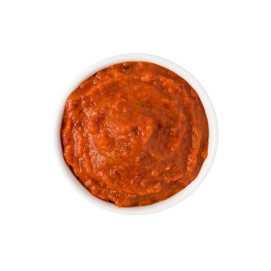 Ajvar veya Pindjur Portakal Sebze Spread Biber yapılmış