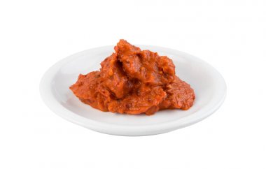 Ajvar veya Pindjur Portakal Sebze Spread Biber yapılmış