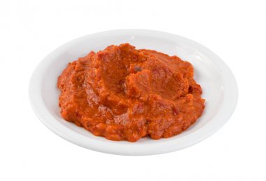 Ajvar veya Pindjur Portakal Sebze Spread Biber yapılmış