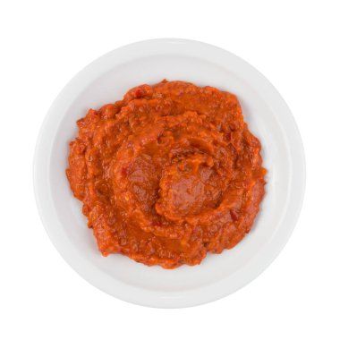Ajvar veya Pindjur Portakal Sebze Spread Biber yapılmış