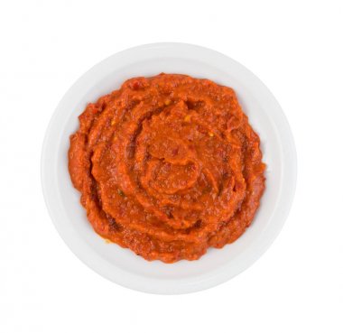 Ajvar veya Pindjur Portakal Sebze Spread Biber yapılmış