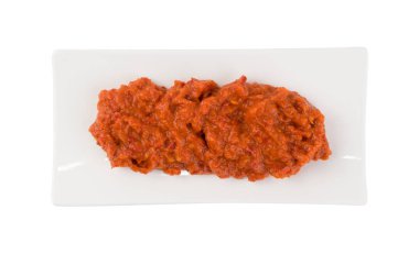 Ajvar veya Pindjur Portakal Sebze Spread Biber yapılmış
