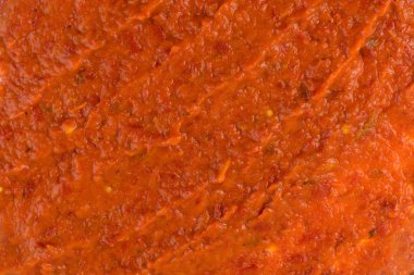 Ajvar veya Pindjur Portakal Sebze Spread Biber yapılmış