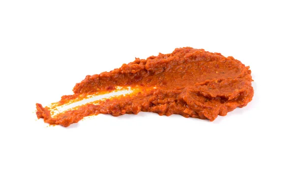 Ajvar або Pindjur помаранчевий овочевий Спред з Болгарський перець — стокове фото