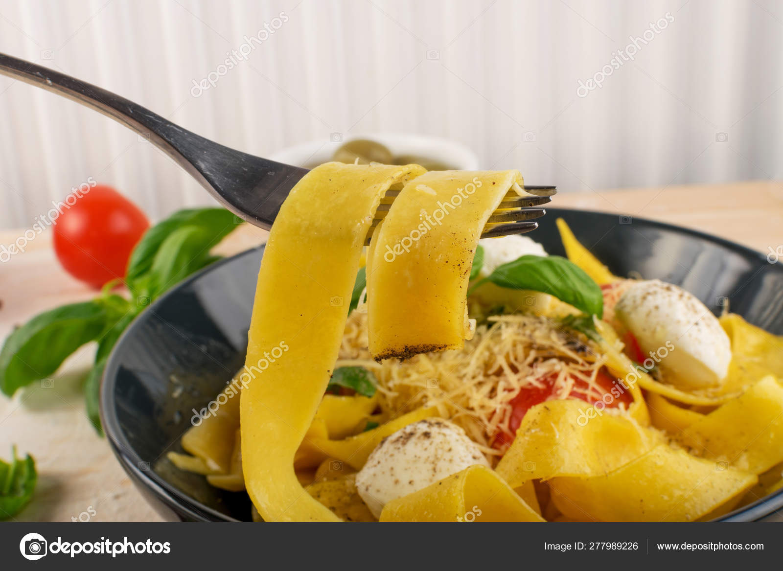 Download Yellow Italian Pasta Pappardelle Fettuccine Or Tagliatelle Stock Photo C Oksana6299956 277989226 Yellowimages Mockups