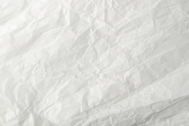 Beyaz İnce Buruşuk Craft Kağıt Arka Plan Levha