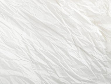 Beyaz İnce Buruşuk Craft Kağıt Arka Plan Levha