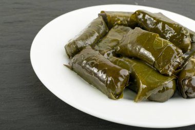 Geleneksel Türk Dolma, Sarma veya Dolmades Top View
