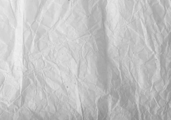 Foglio di bianco sottile Sfondo carta Craft increspato — Foto Stock