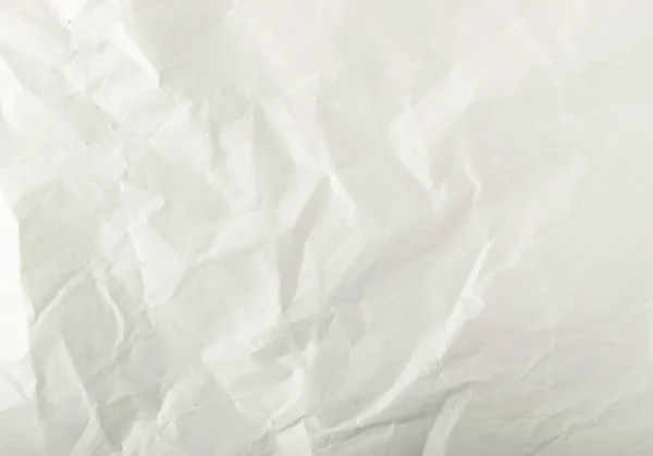 Hoja de fondo de papel artesanal arrugado delgado blanco —  Fotos de Stock