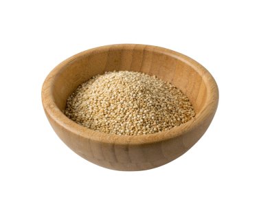 Quinoa Tohumlar Arka Plan veya Chenopodium Quinoa Izole