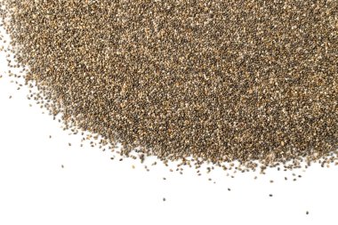 Chia Tohumlar Close Up ve Üst Görünüm Arka Plan