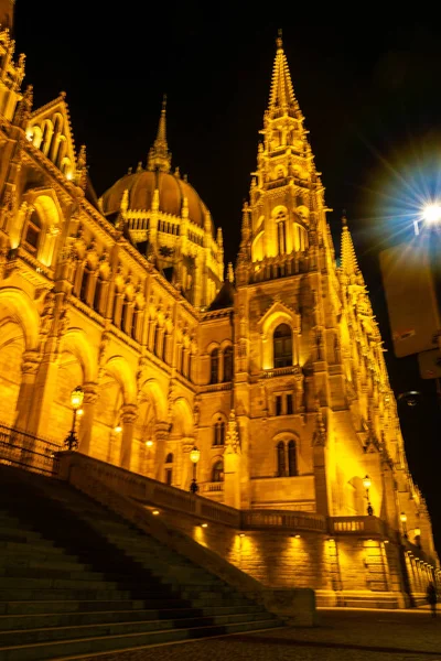 A magyar Parlament épülete vagy a Parlament, Budapest — Stock Fotó