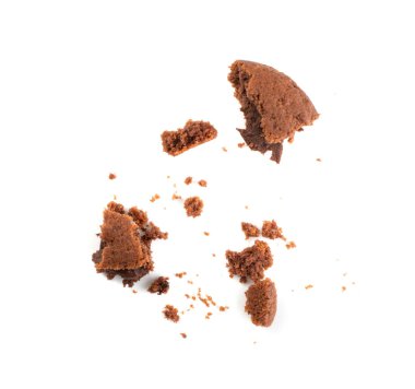 Çikolata Dolgulu Yumuşak Çikolatalı Tereyağlı Kurabiye Ler İzole