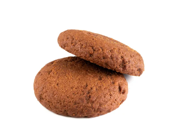 소프트 초콜릿 버터 쿠키 와 초콜릿 충전 절연 — 스톡 사진