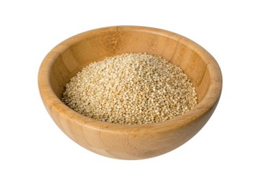 Quinoa Tohumlar Arka Plan veya Chenopodium Quinoa Izole