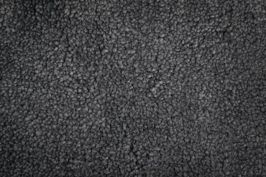 Gri halı dokusu arka plan görüntüsü. Koyu gri naylon halı ya da paspas desenli naylon paspas. Kopya alanı olan yumuşak polyester halı modeli