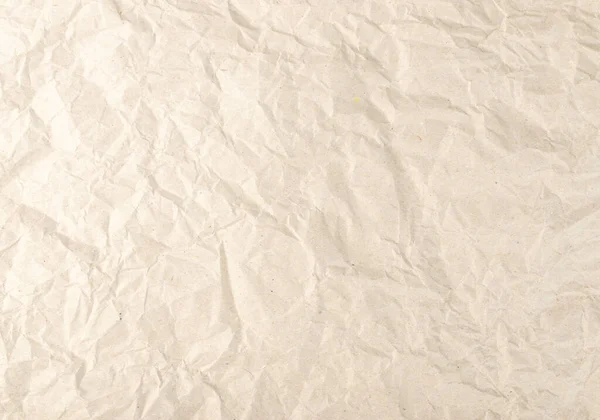 Fondo Textura Papel Kraft Arrugado Patrón Hoja Papel Envuelto Encogido —  Fotos de Stock