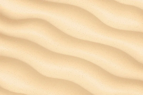 Світло Бежевий Візерунок Текстури Морського Піску Піщаний Пляж Текстурований Вигляд — стоковий вектор