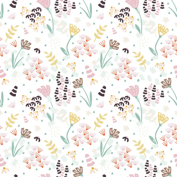 Seamless pattern with floral