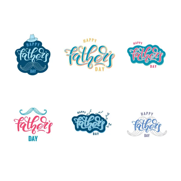 Feliz dia pais lettering — Vetor de Stock