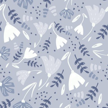 Çiçeklerle kusursuz desen