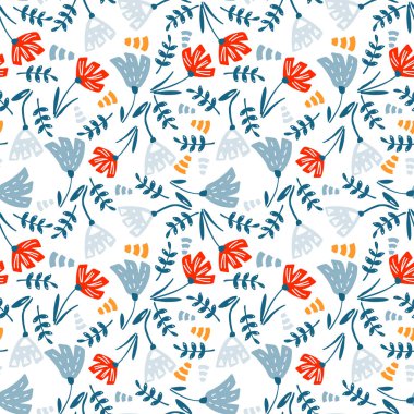 Çiçeklerle kusursuz desen