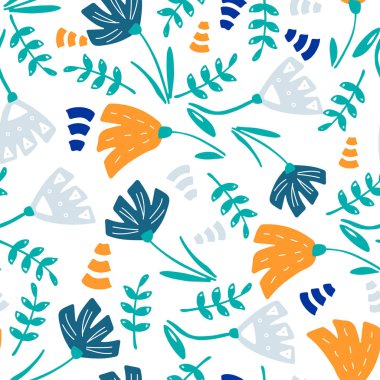 Çiçeklerle kusursuz desen