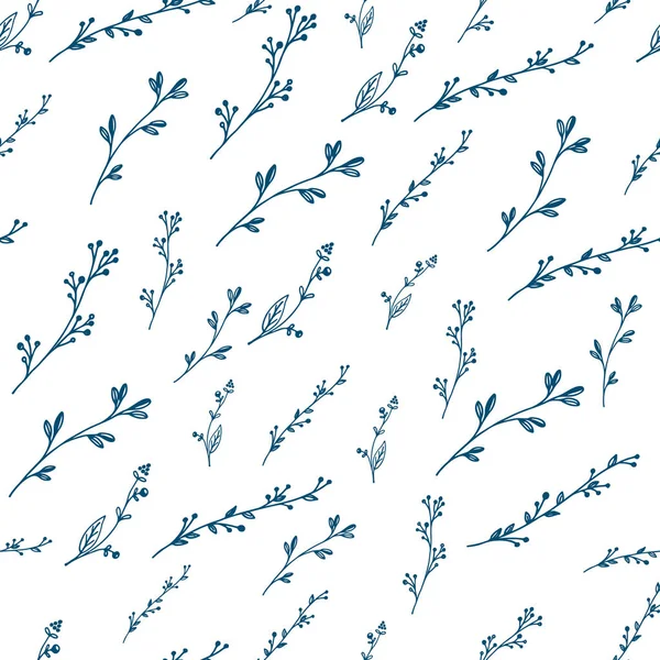 Fleur simple motif minimaliste sans couture — Image vectorielle