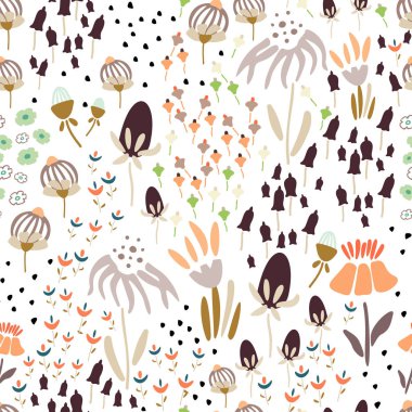 Çiçeklerle kusursuz desen