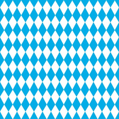 Oktoberfest mavi geometrik desen.