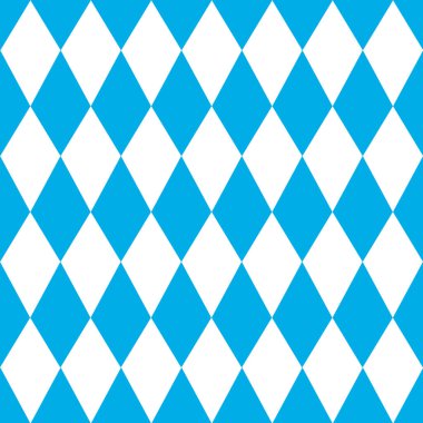 Oktoberfest mavi geometrik desen.