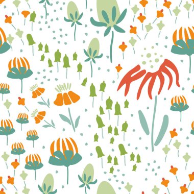 Çiçeklerle kusursuz desen