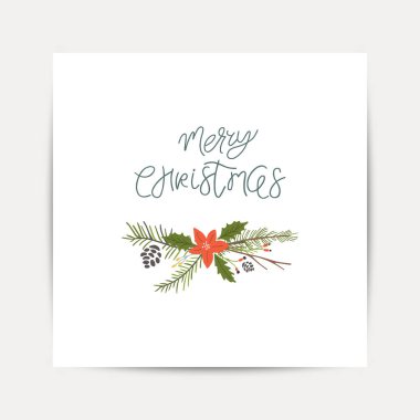 Şablon yazı Noel oyuncaklar ile tebrik kartı