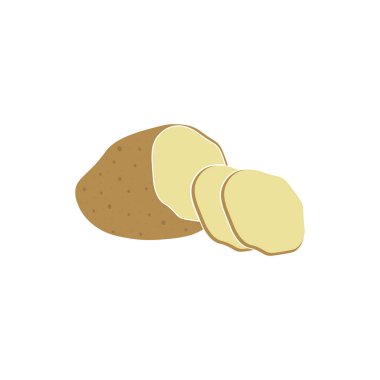 Patates ikonu çizimi, patates cipsi logosu İşiniz için tasarım