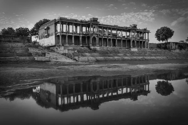 Sarkhej Roza Complexo Mesquitas Túmulos Localizado Aldeia Makarba Sudoeste Ahmedabad — Fotografia de Stock