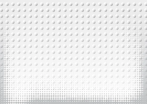 Lichte Halftone Futuristische Achtergrond Voor Web Lay Out Wit Grijs — Stockvector