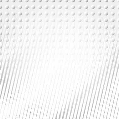 Web düzeni için ışık noktalı resim arka plan. Beyaz ve gri yarım ton vektör desen noktalar ve Degrade çizgiler ile