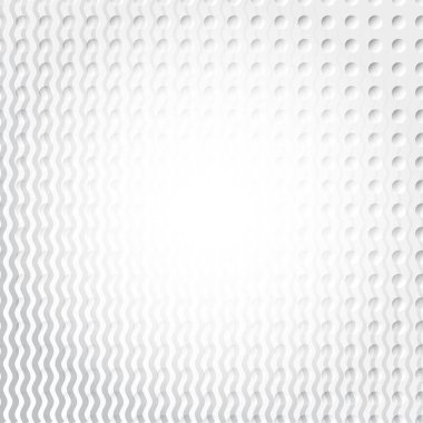 Işık yarı ton fütüristik arka plan Web düzeni için. Beyaz ve gri yarım ton vektör desen noktalar ve degrade dalgalar