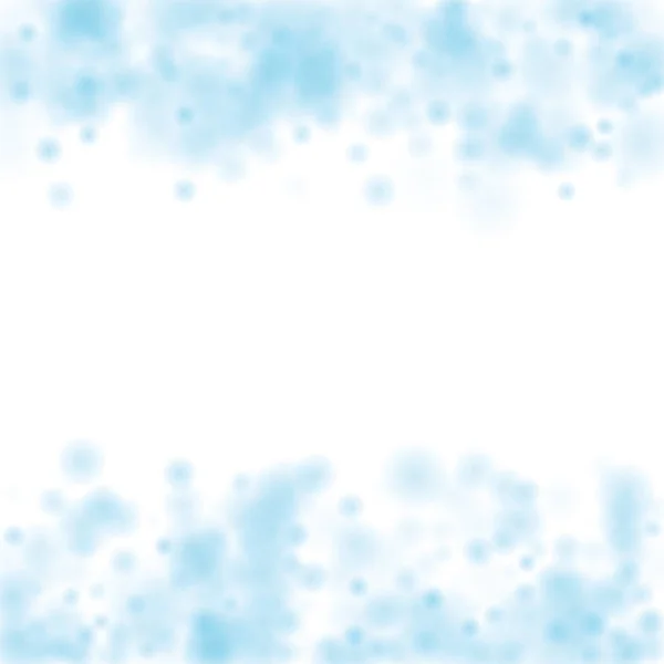 Világos Kék Háttér Hópelyhek Vektor Havazás Téli Minta Karácsonyi Design — Stock Vector