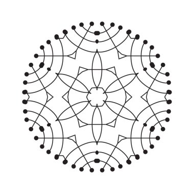 Beyaz arka plan üzerinde izole kar tanesi ince çizgi simgesi. Kış tasarım ve dekorasyon için Snow flake öğe. Buzdolabı vektör simge veya logosu