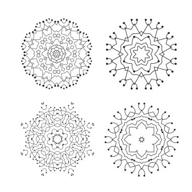 Beyaz arka plan üzerinde izole kar tanesi ince çizgi kutsal kişilerin resmi. Snow flake elemanları kış tasarım ve dekorasyon için. Buzdolabı vektör simge veya logosu