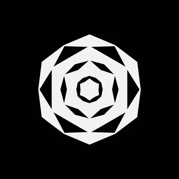 Απλό Snowflake Εικονίδιο Διάνυσμα Σύμβολο Λογότυπο Που Απομονώνονται Χιόνι Flake — Διανυσματικό Αρχείο